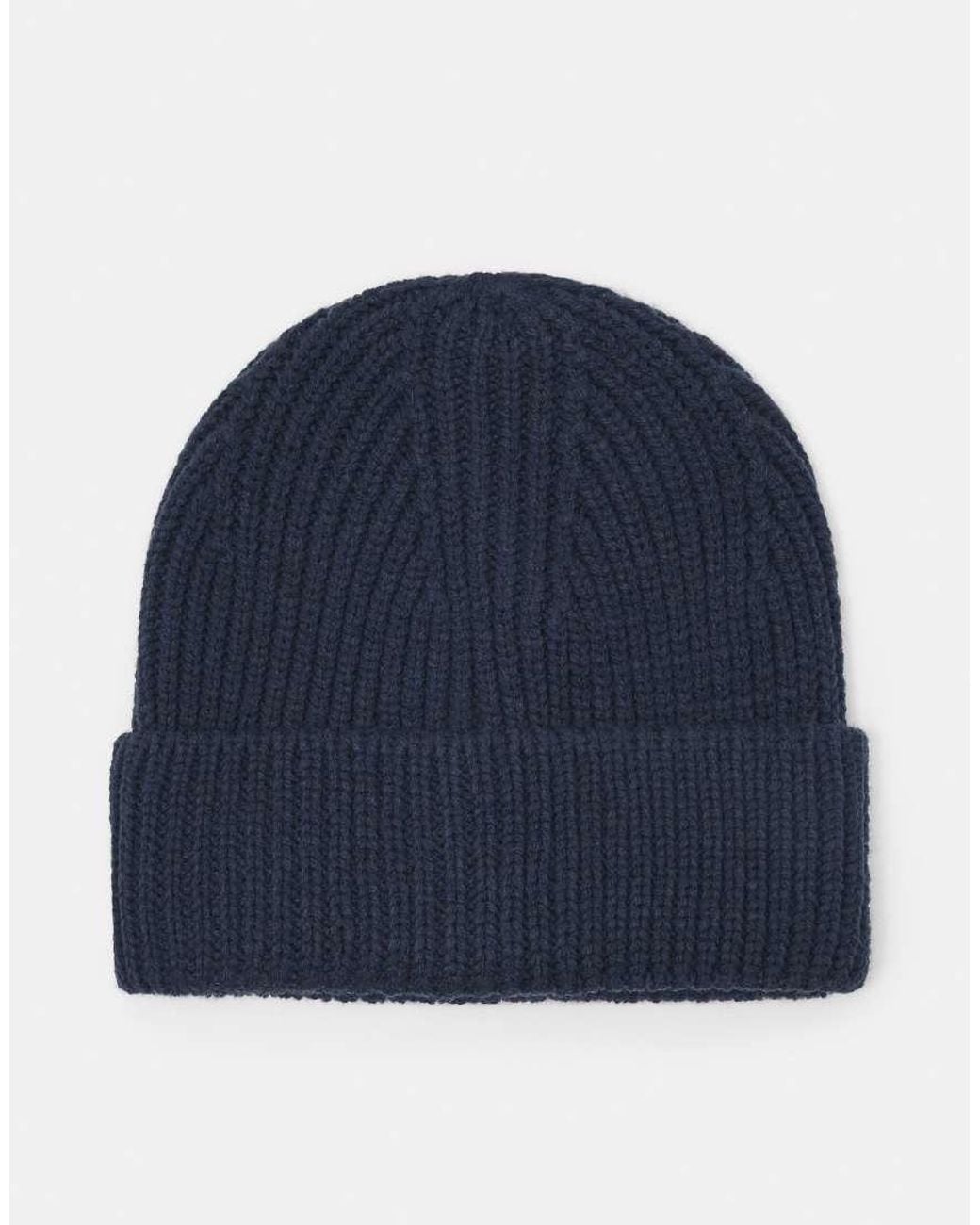 Pull&Bear Blue Chunky Knit Beanie for men