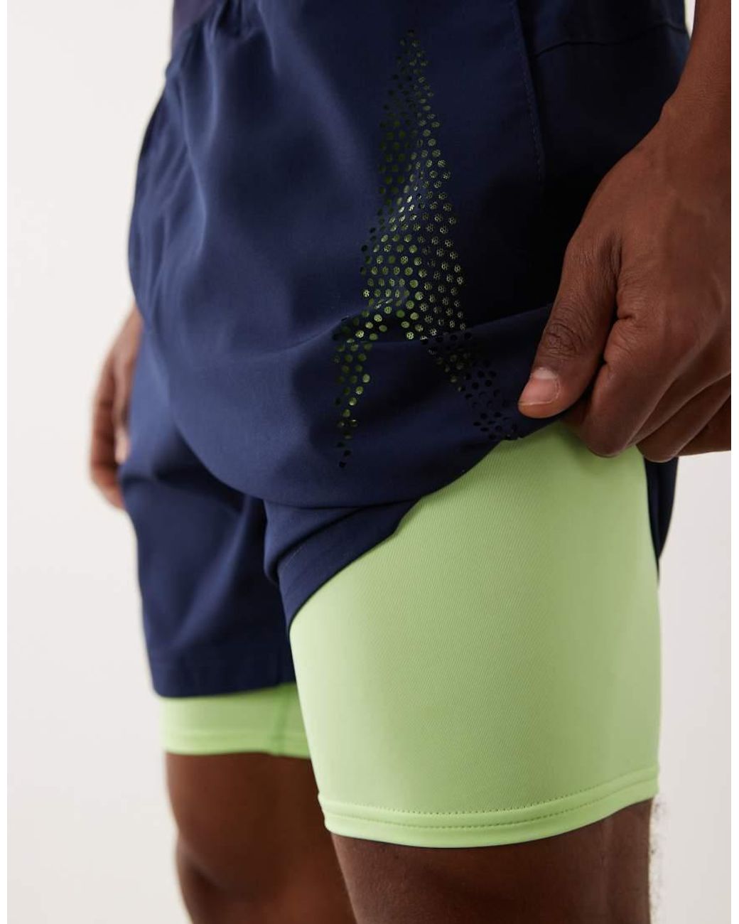 Speedo Blue 16" Volley Swim Short With Liner for men