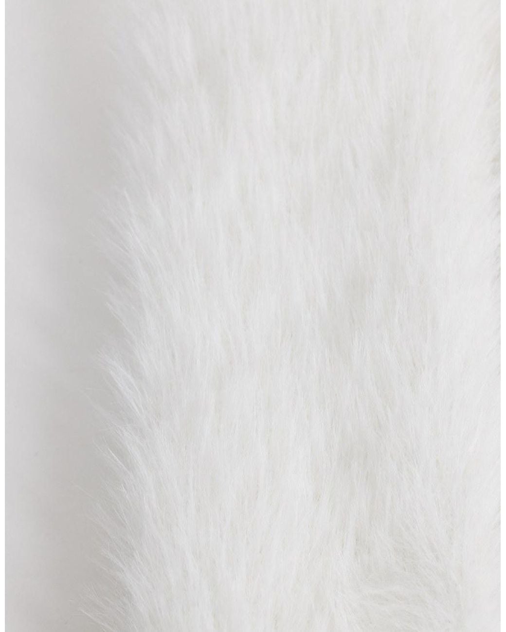Kaiia White Exclusive Fluffy Leg Warmers