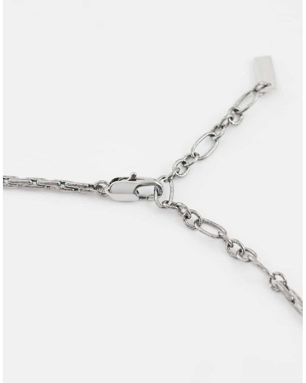 ASOS Metallic Chunky Cross Pendant Necklace for men