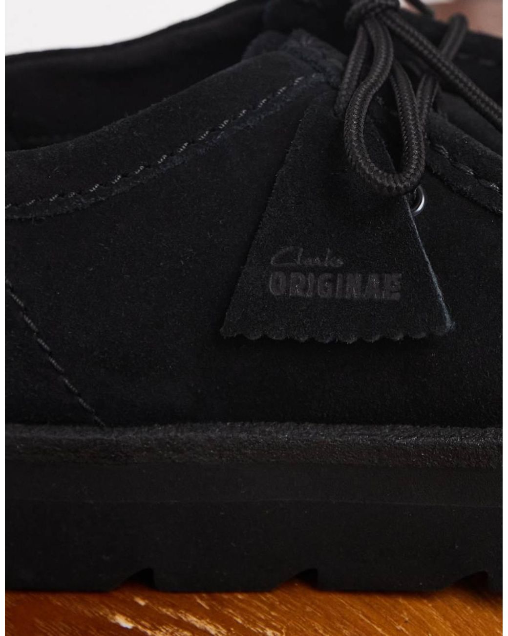 Clarks Black Meare Walla Shoe