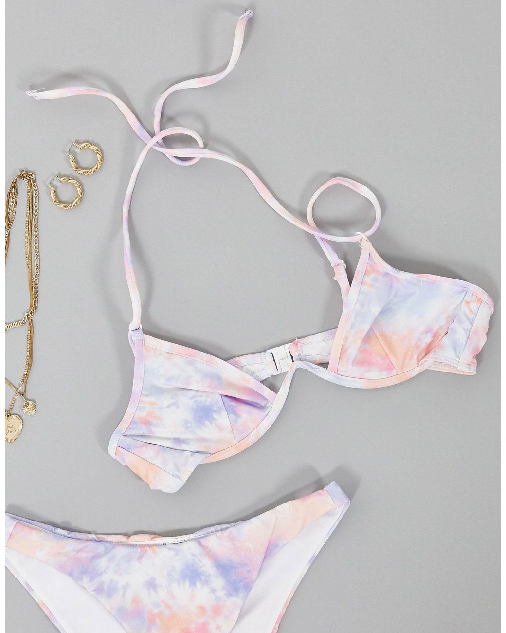 ASOS Fuller Bust V Underwired Bikini Top - Lyst