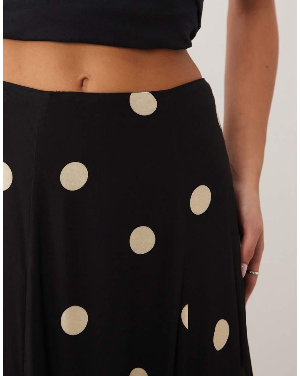 Nobody's Child White Selene Sheer Fluted Hem Maxi Skirt