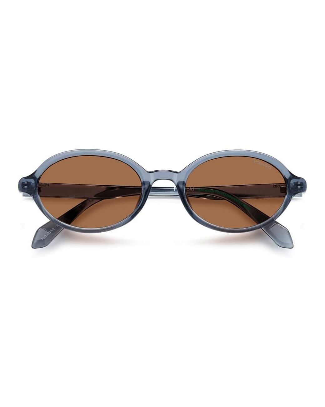 Polaroid Sunglasses Gray Polaroid Sung Vintage Oval Sunglasses With Polarised Lenses for men