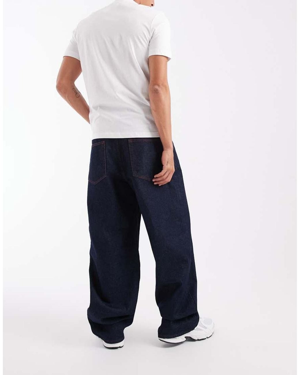 ASOS Blue baggy Jeans for men