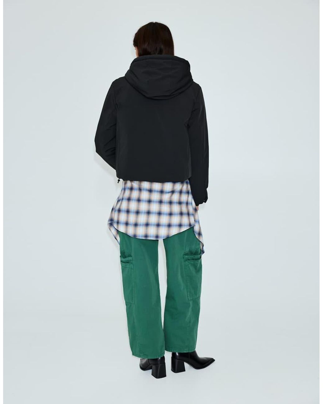 Pull&Bear Jack Met Capuchon in het Blue