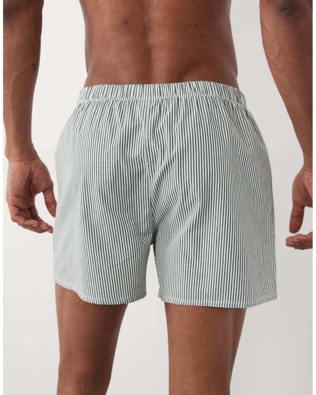 ASOS Gray 2 Pack Woven Boxers for men