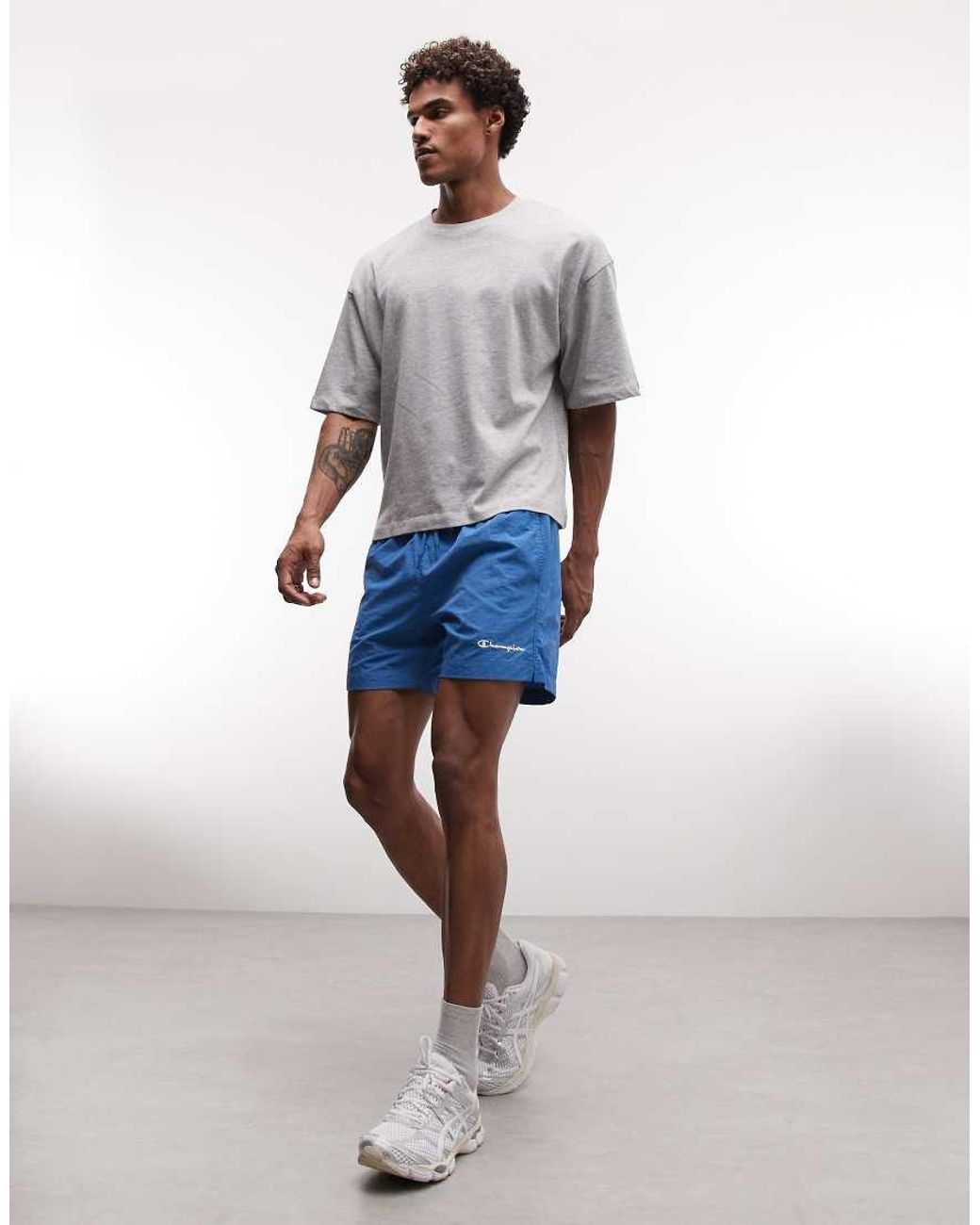 Champion Blue Swim Shorts for men