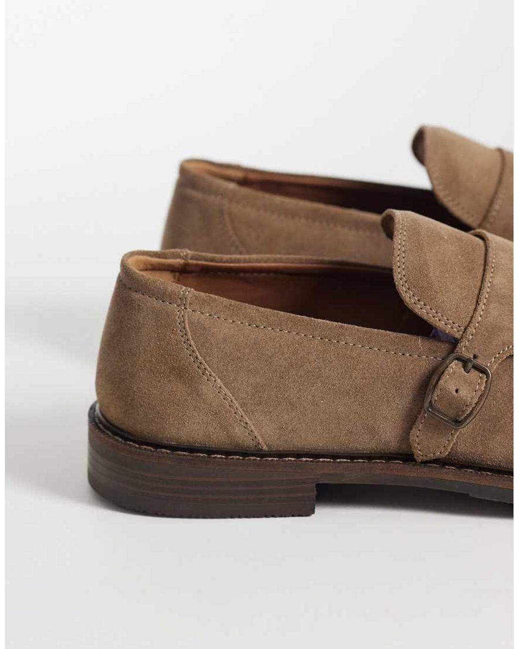 ASOS Brown Monk Shoes for men