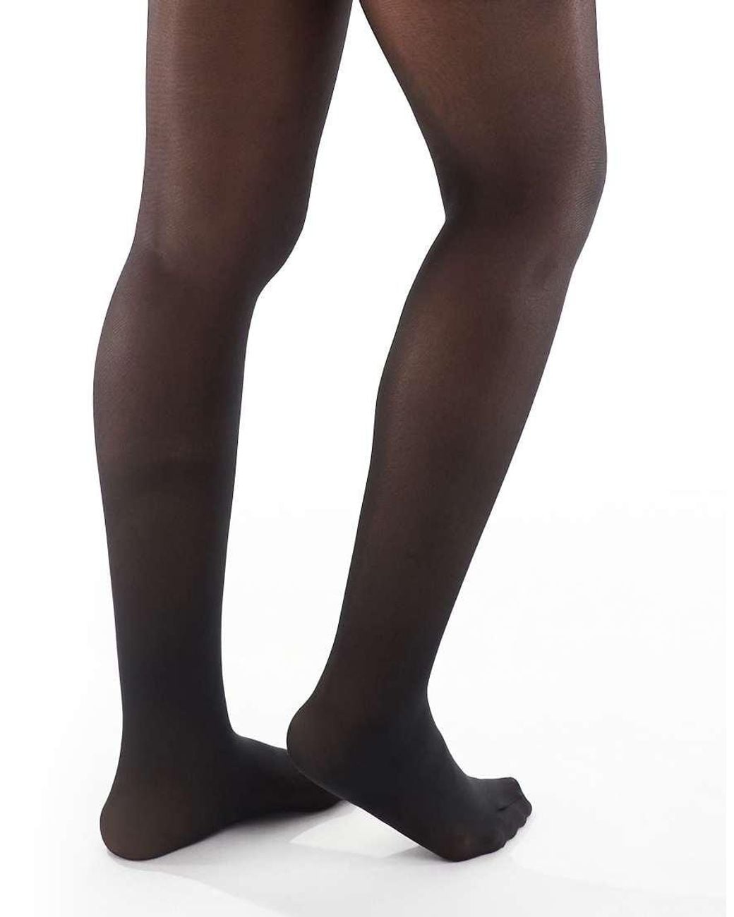 Lindex Black Mom Maternity 40 Denier Comfort Support Tight