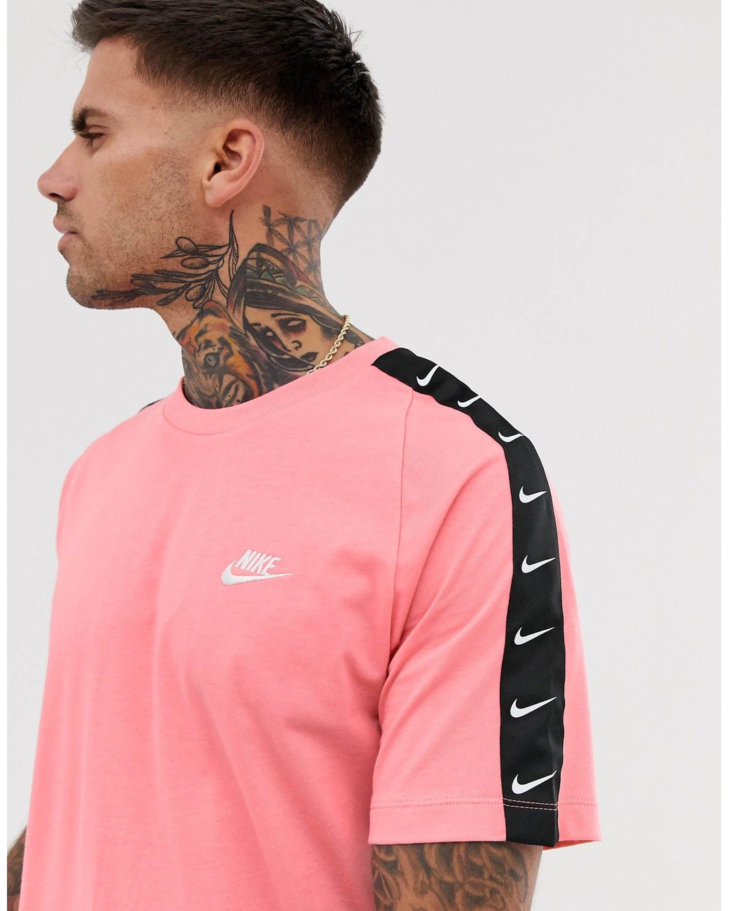 Petrify Flare hostage Camiseta rosa con cinta del logo Nike de hombre de color Rosa | Lyst