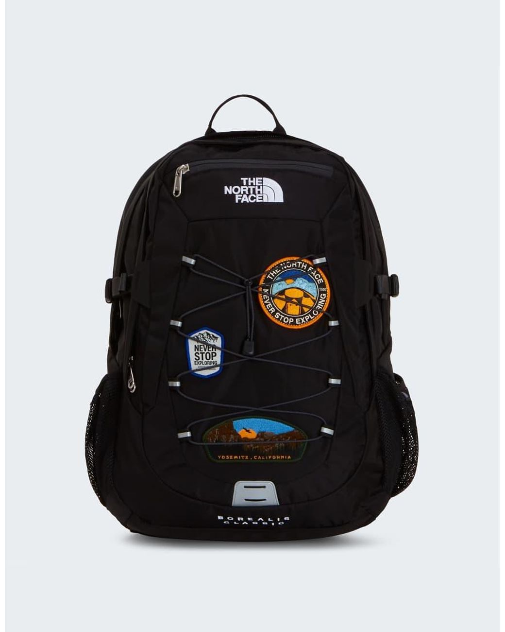 The North Face Black Borealis Classic Patch Backpack