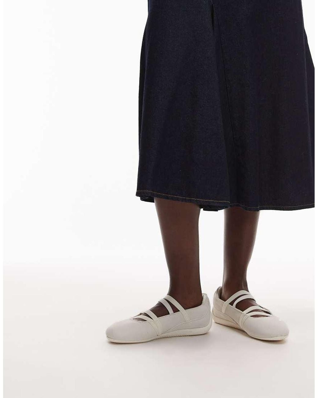 PUMA Blue Speedcat Python Ballet Flats