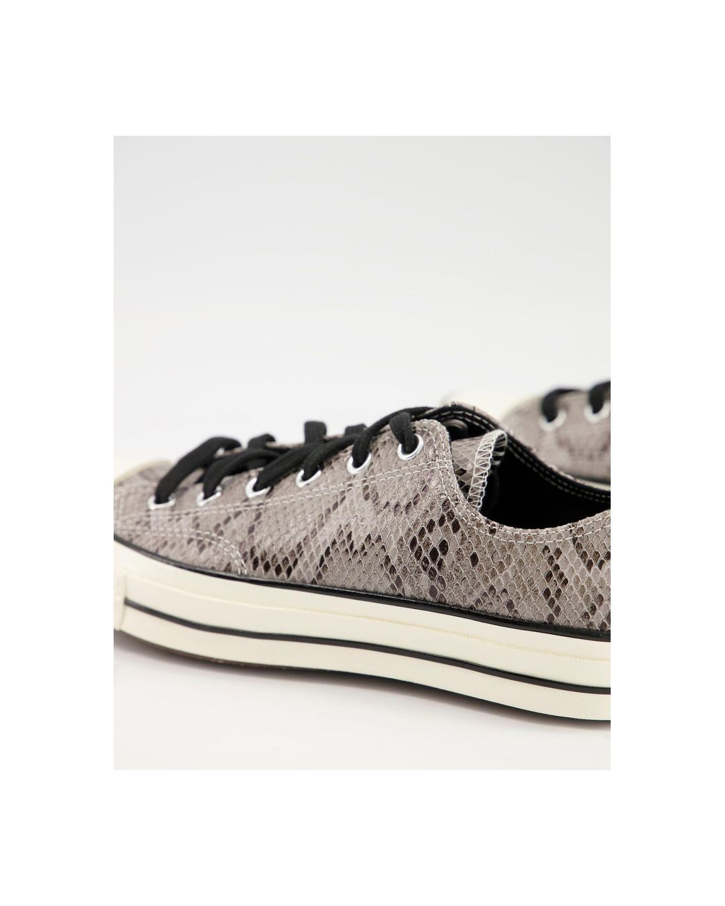 converse reptile leather