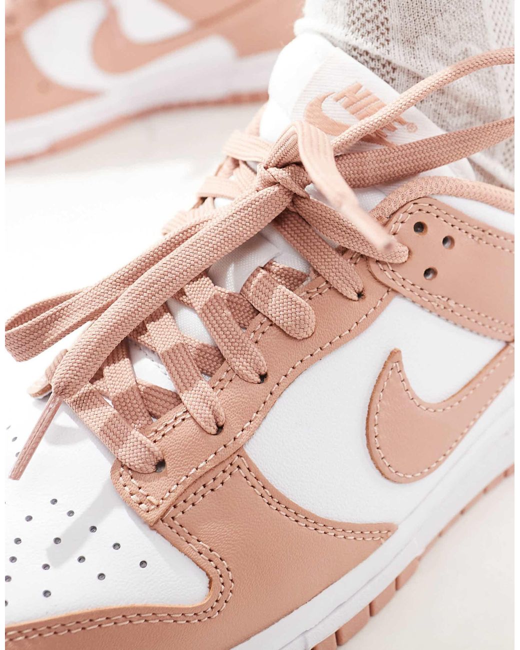 Nike White – dunk – niedrige sneaker