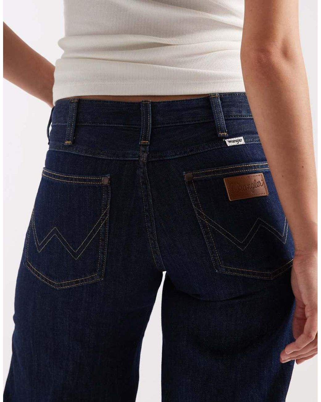 Wrangler Blue World Wide Mid-rise Jeans