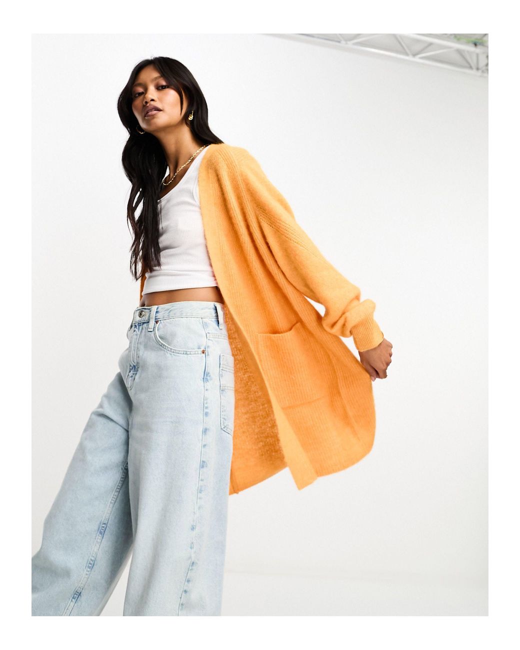 Boss top orange cardigan