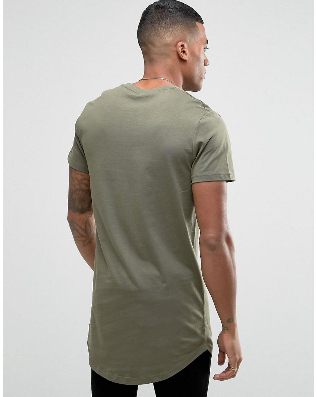 Jack & Jones Originals Longline Curved Hem T-shirt 2 Pack Save for Men |  Lyst