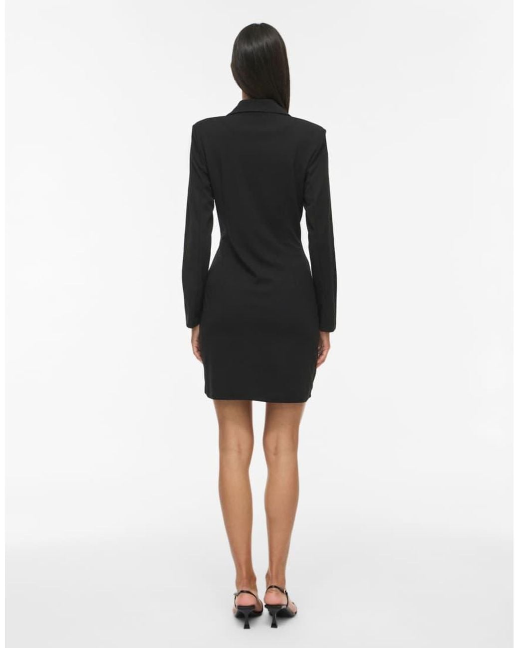 Vila Black Blazer Dress