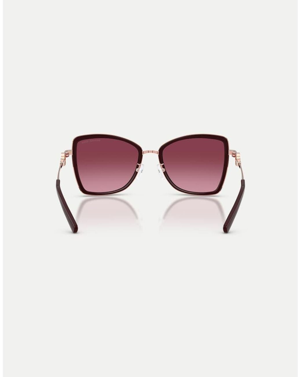 Michael Kors Pink Corsica Butterfly Sunglasses With Lens