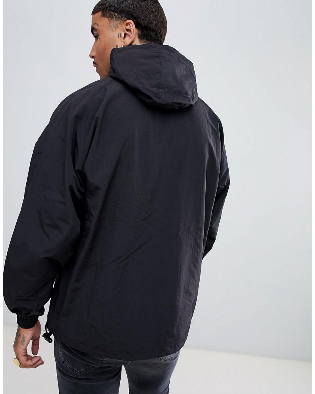 Fred Perry Sports Authentic 90s Logo Half Zip Overhead Windbreaker
