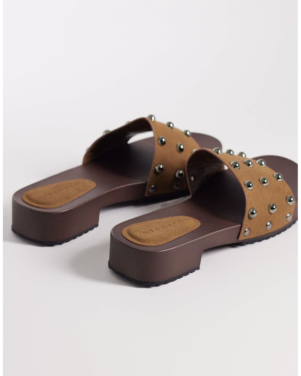 ASOS Green Fallen Slide Clog Sandals