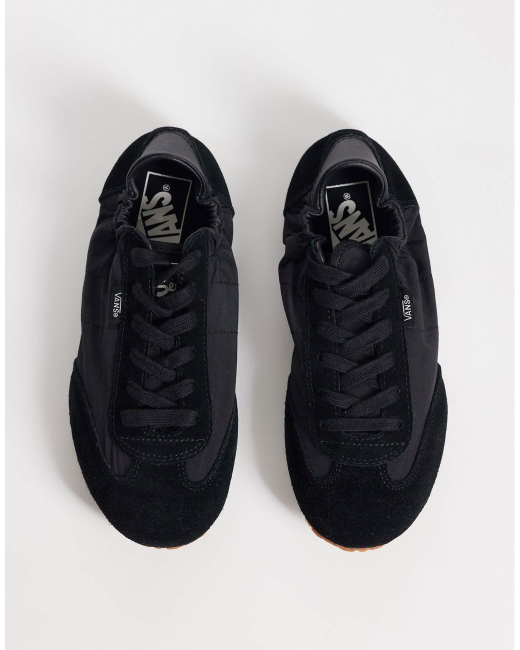 Vans Black Super low pro collapse sneaker