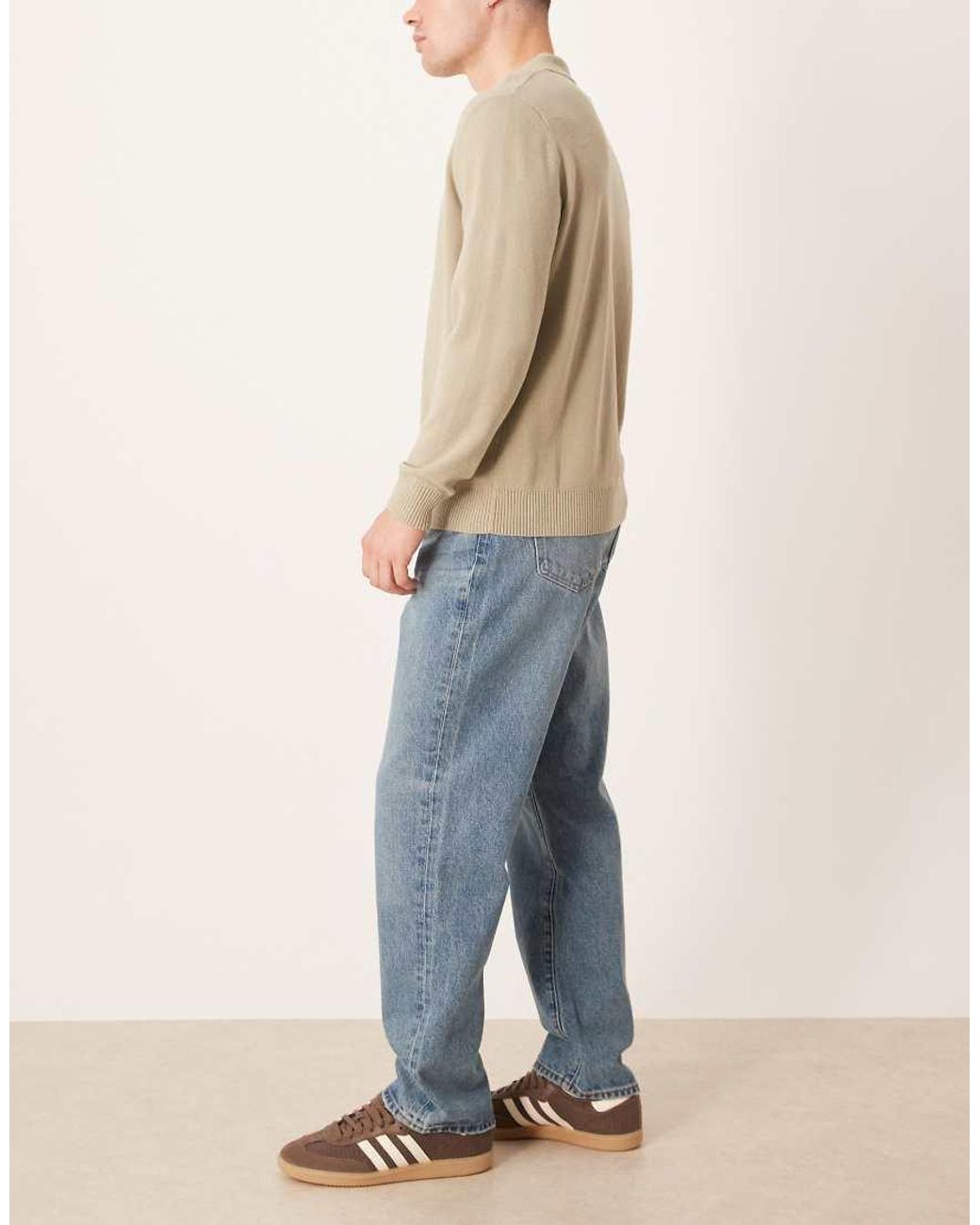 Abercrombie & Fitch Natural Loose 5 Pocket Jeans for men