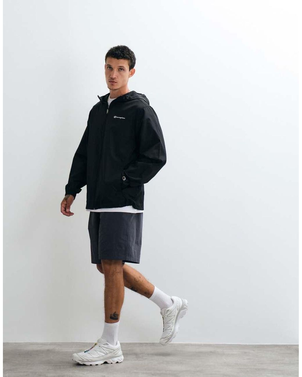 Champion Blue Outdoor Windbreaker for men