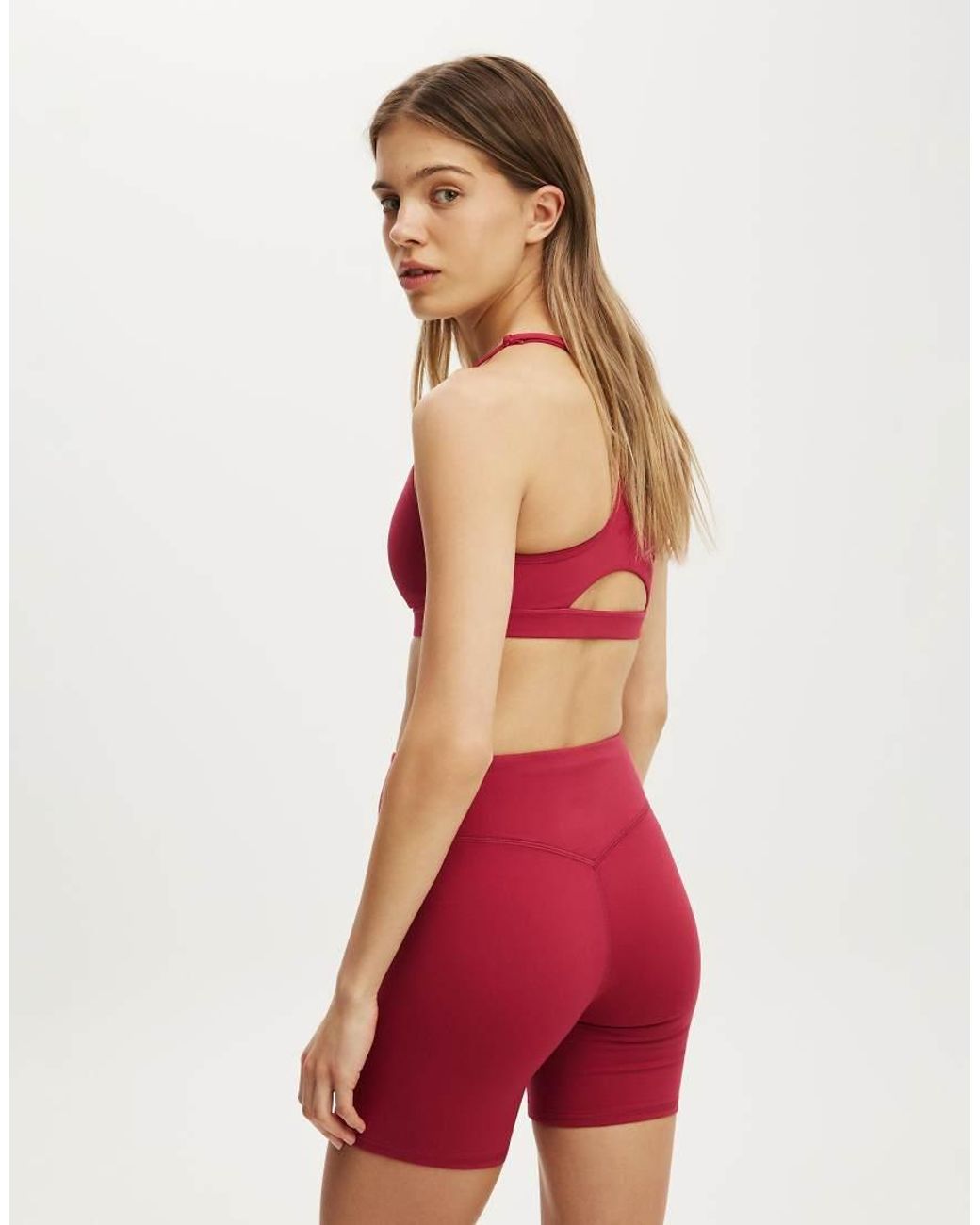 Cotton On Red Ultra Soft Contour Short