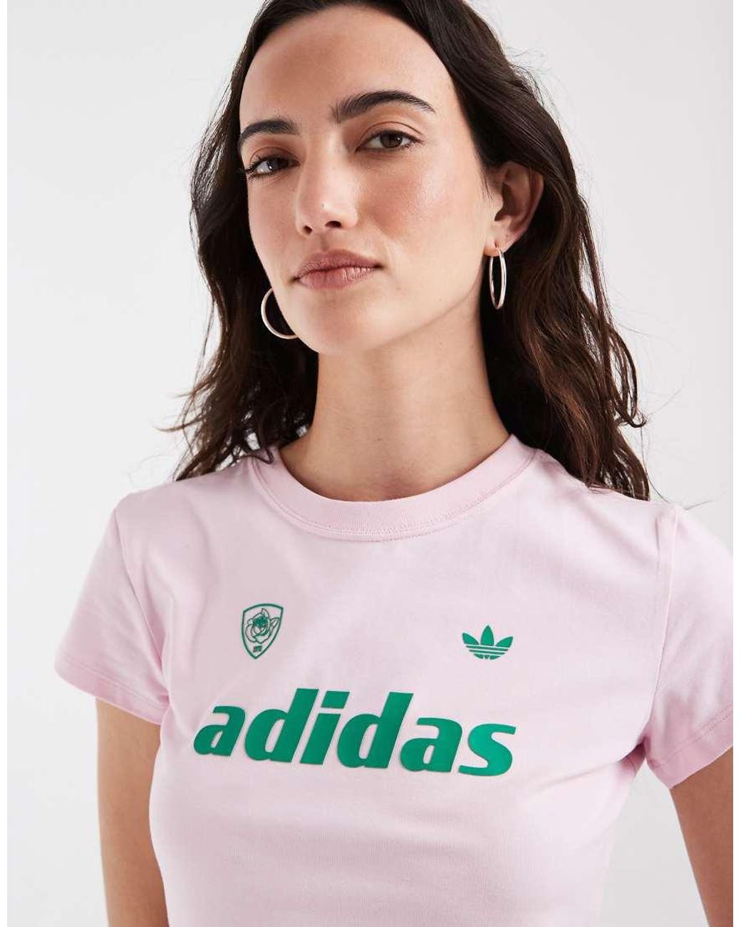 Adidas Originals White Logo Baby Tee