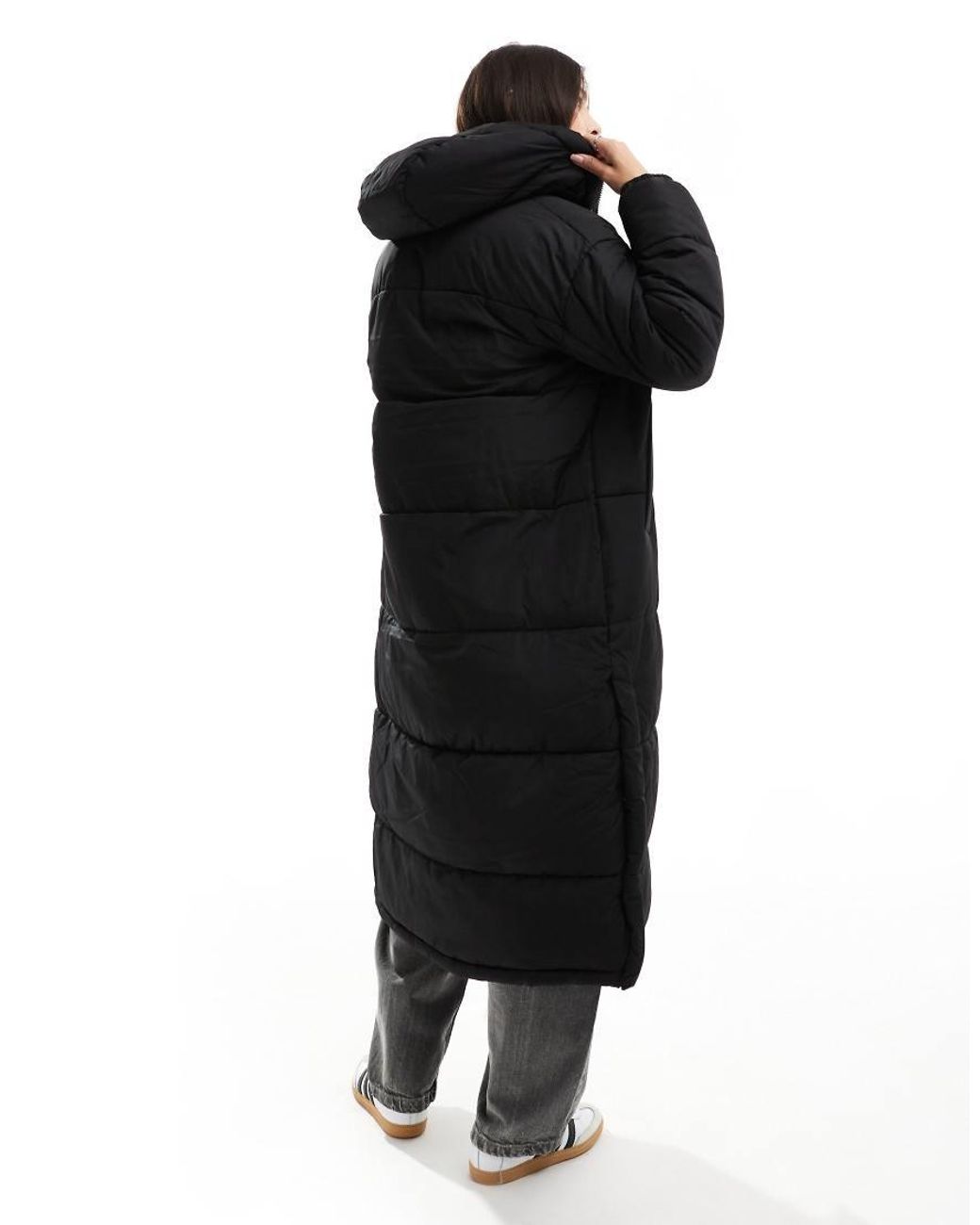 Vero Moda Black Longline Padded Coat
