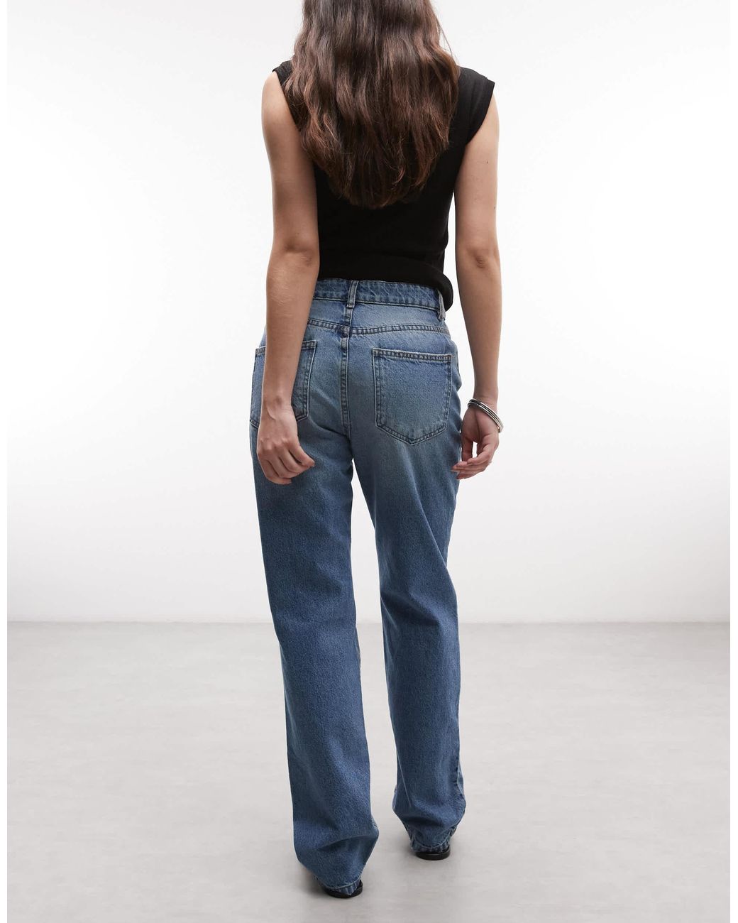 ASOS Blue 90S Straight Jeans