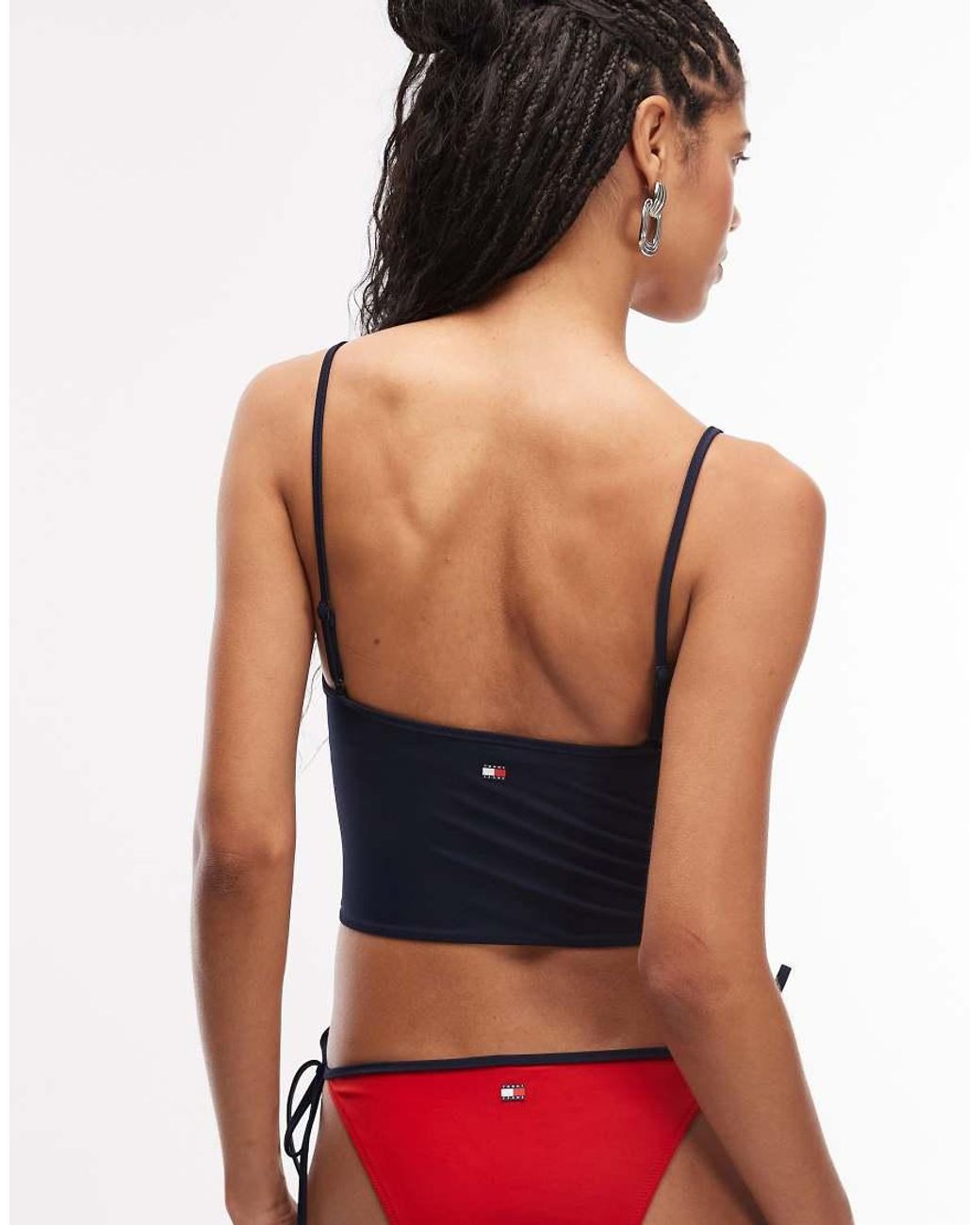 Tommy Hilfiger Red Tankini Top