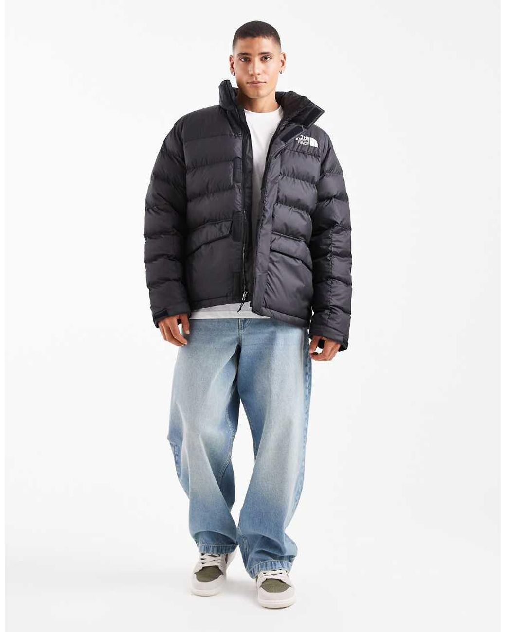 The North Face Gray Limbara Insulated Puffer Jacket for men