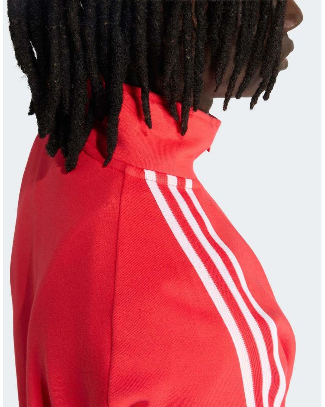 Adidas Originals Red Liverpool Fc Originals Half Zip Top for men