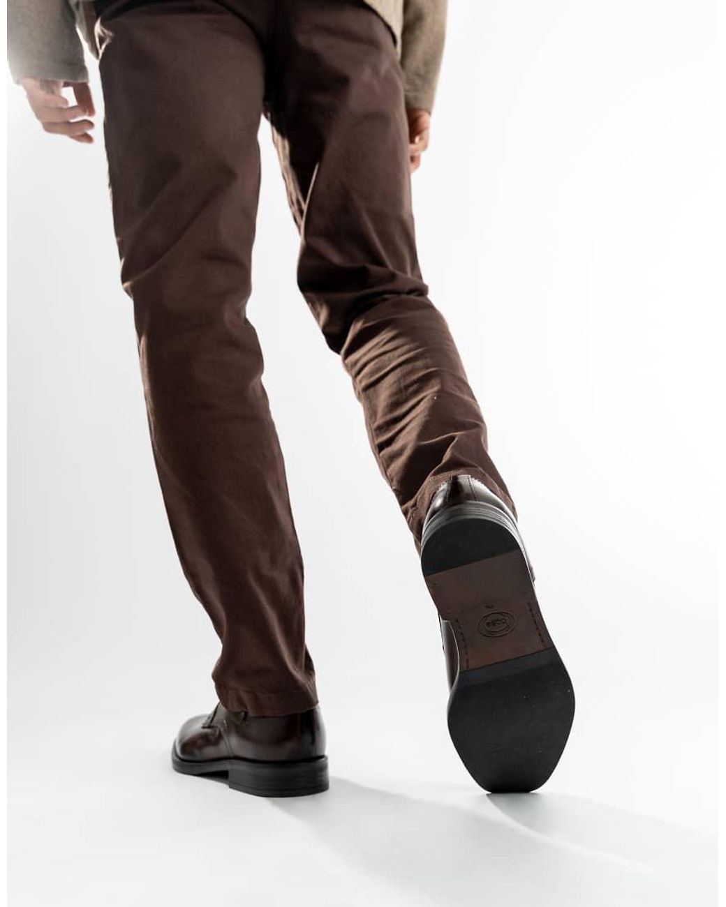 Base London Brown Sleeve Lace Up Shoe for men