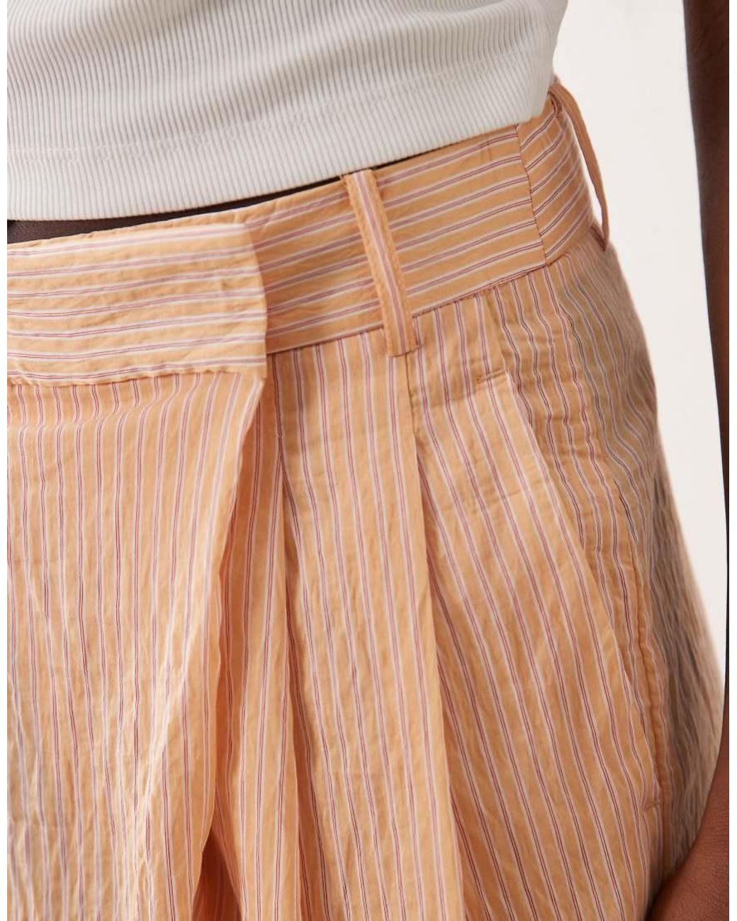 Mango Natural Wrap Detail Relaxed Tailored Trouser