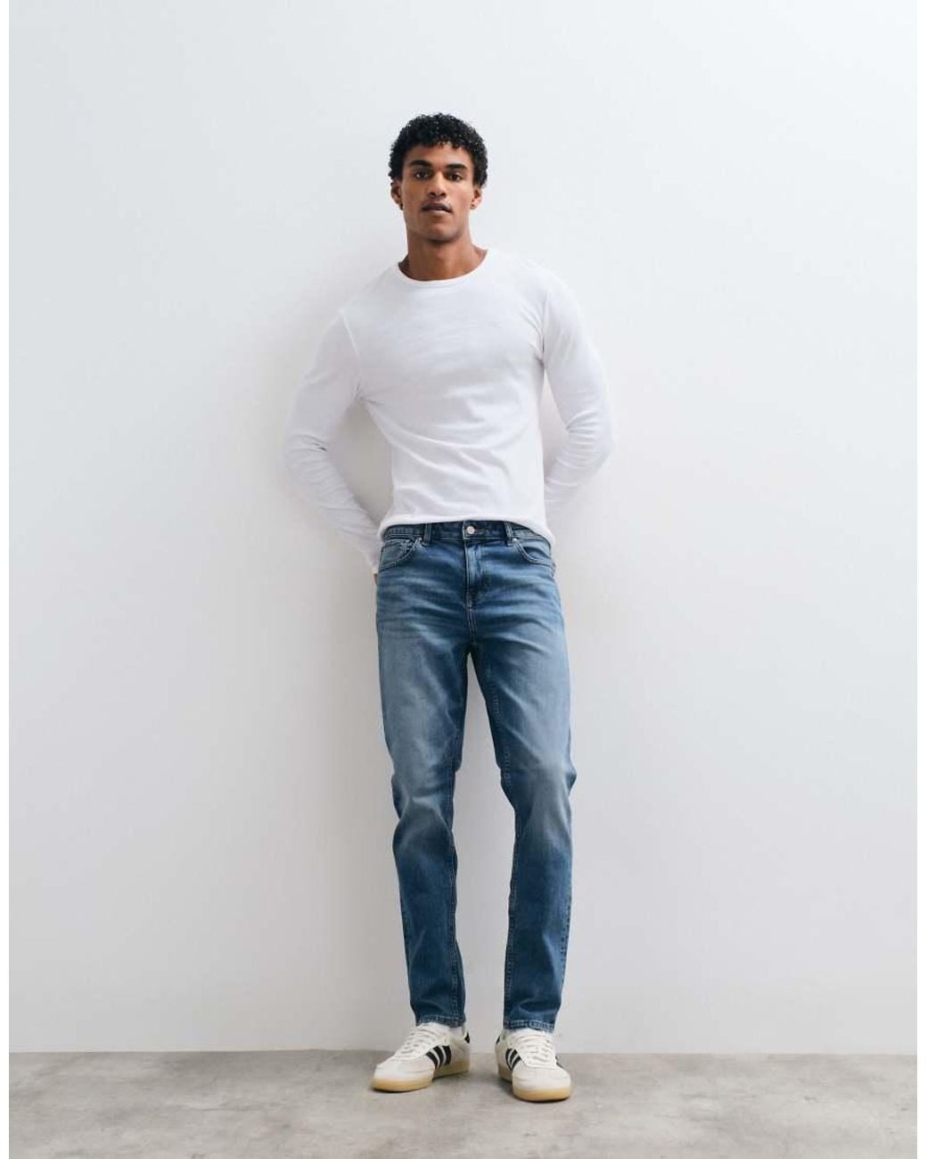 ASOS Blue Skinny Jeans for men