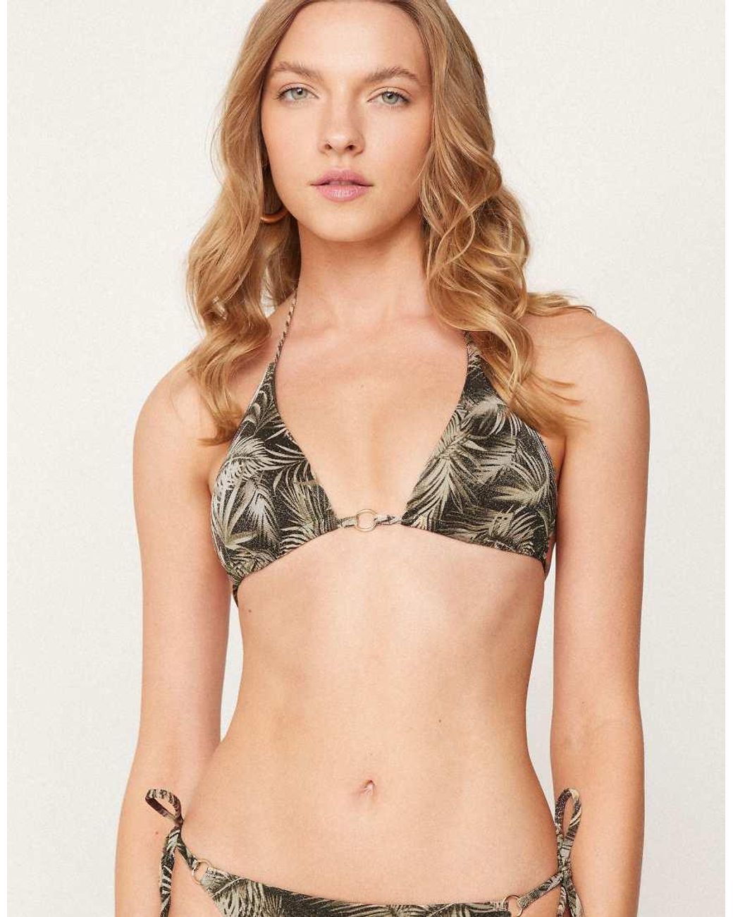 Tezenis Natural Golden Tropics Bikini Top