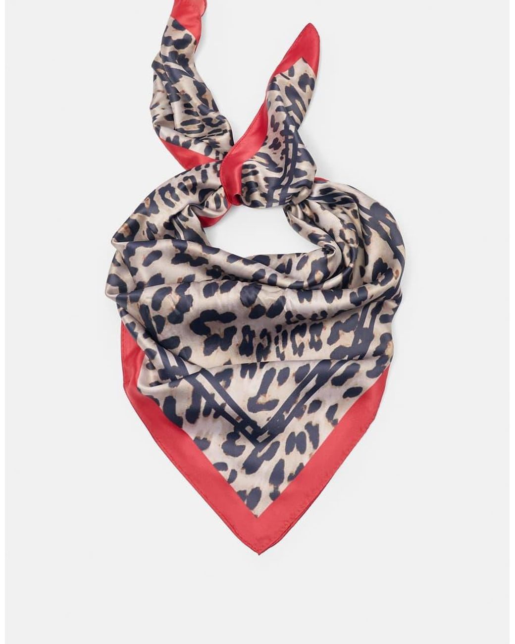 Pull&Bear Brown Bandana Leopard Print