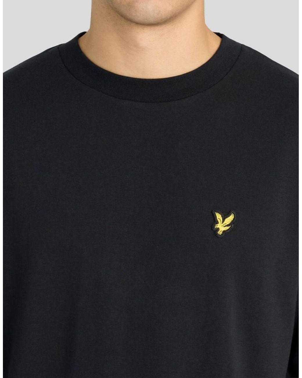 Lyle & Scott Black Ss T-Shirts Ultra Soft T-Shirt for men