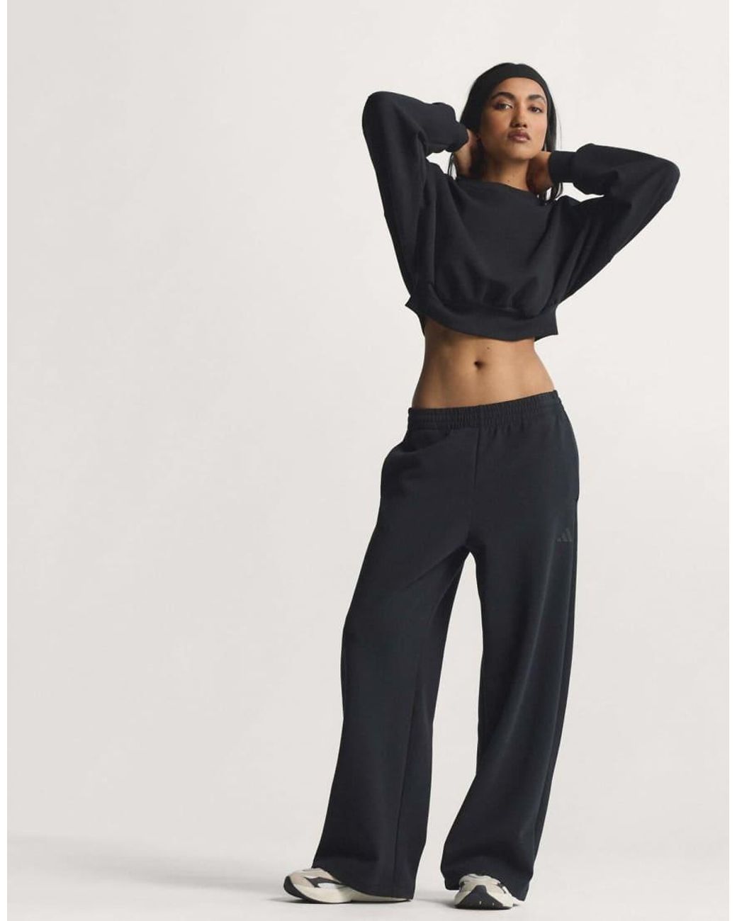 Adidas Originals Blue Soft Lux Straight Leg Pants