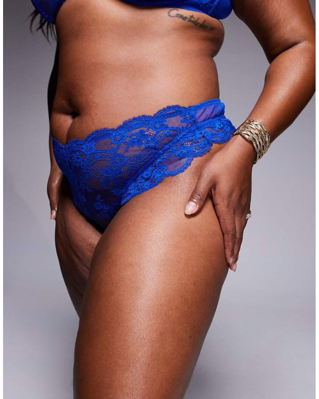 ASOS Asos Design Curve in het Blue