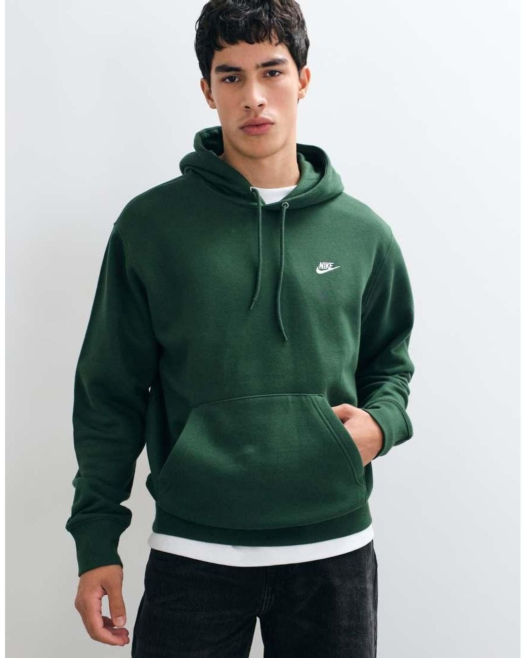 Nike Green Club Hoodie for men