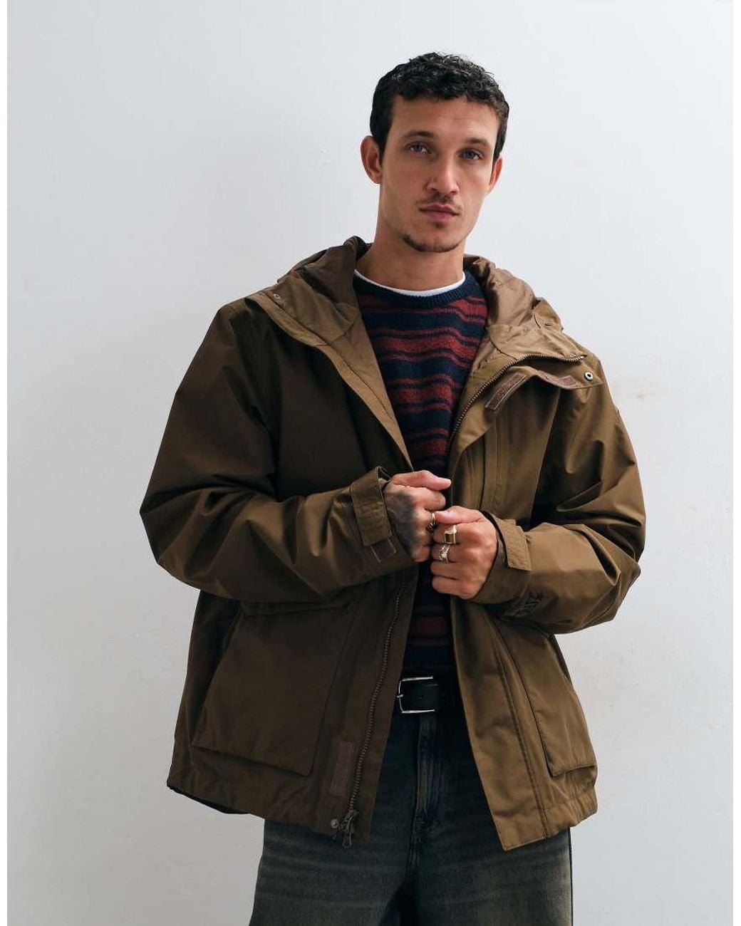 Vans Brown Take Up 2L Gore-Tex Shell Jacket for men