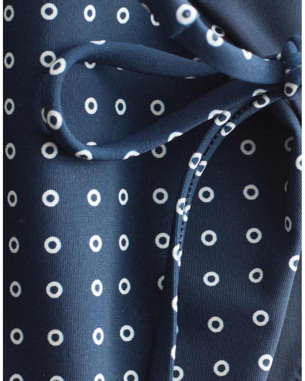 & Other Stories Blue Mix And Match Tie Side Bikini Bottom With Padding