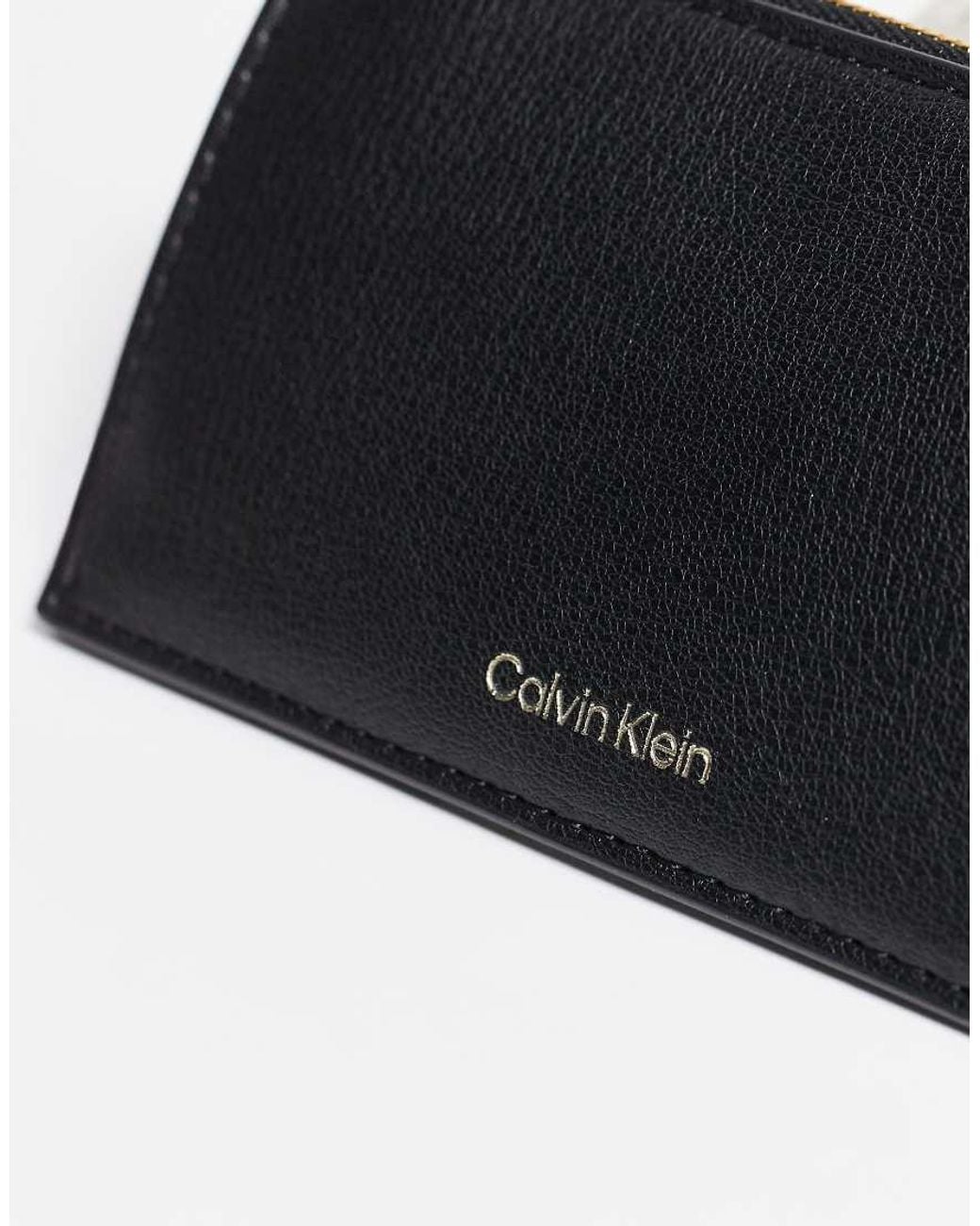 Calvin Klein Gray Zip Card Holder Purse