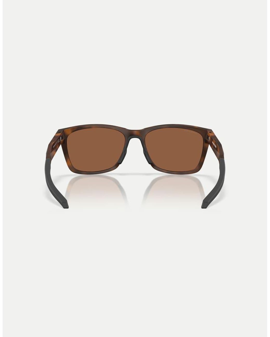 Oakley Brown Paracord Square Sunglasses With Mirrored Lens