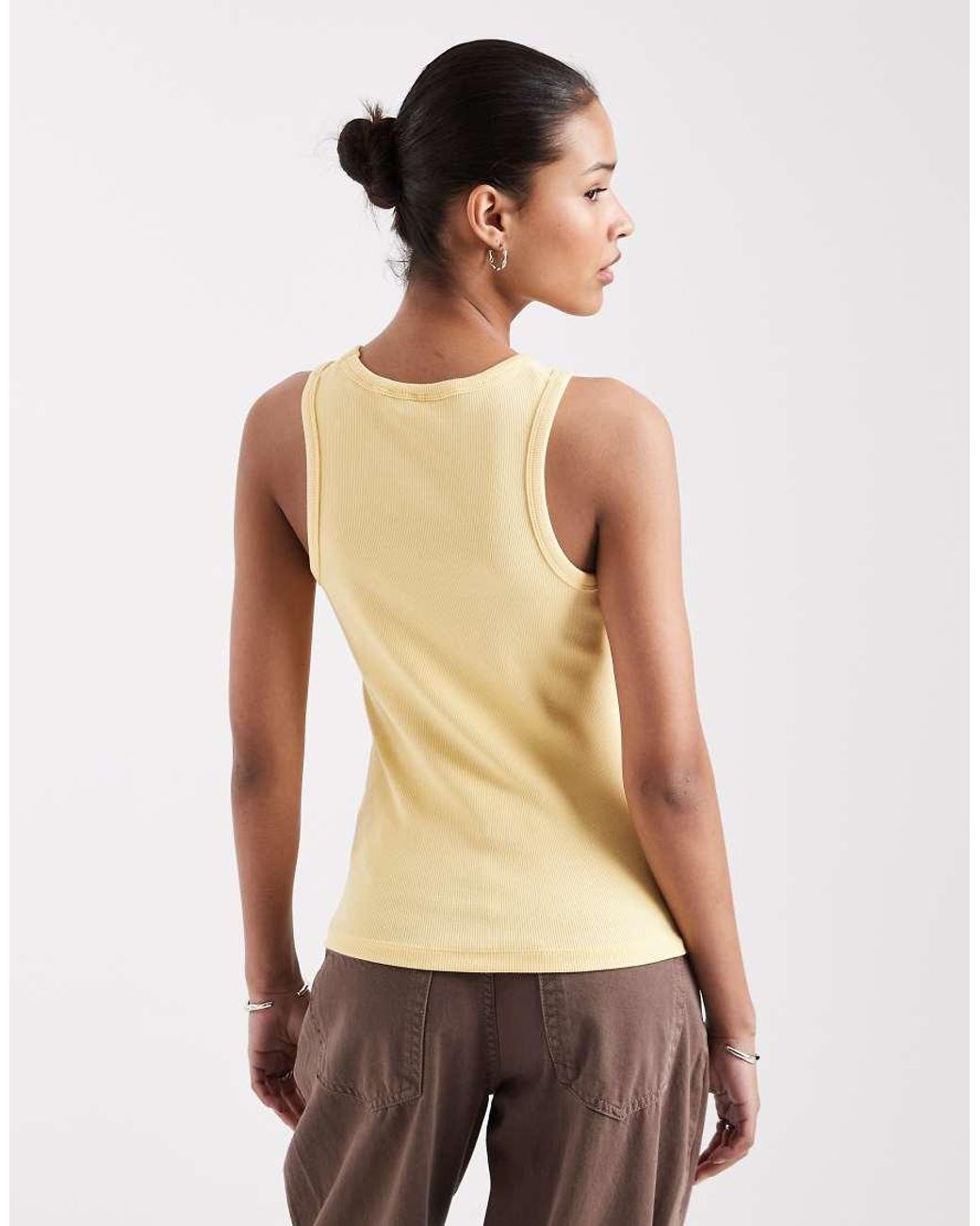 JJXX Natural Frida Ribbed Vest